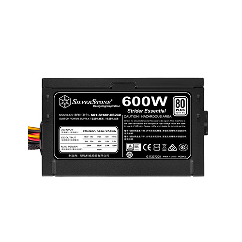 SilverStone Essential ST60F-ES230 600W 80PLUS STANDARD STCOM - 이미지 4
